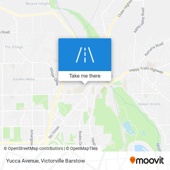 Mapa de Yucca Avenue