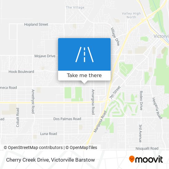 Cherry Creek Drive map