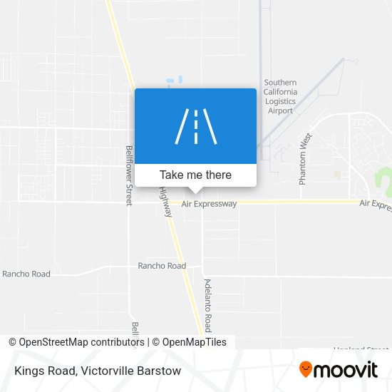 Kings Road map