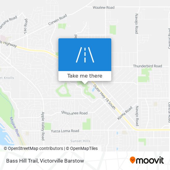 Bass Hill Trail map