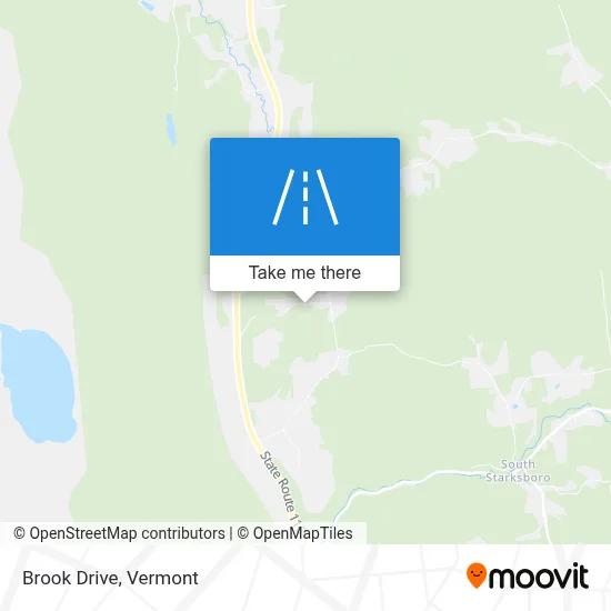 Brook Drive map