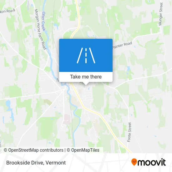 Brookside Drive map