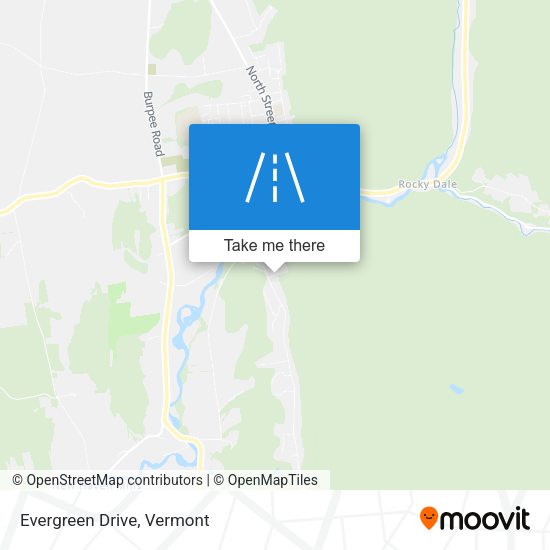 Mapa de Evergreen Drive