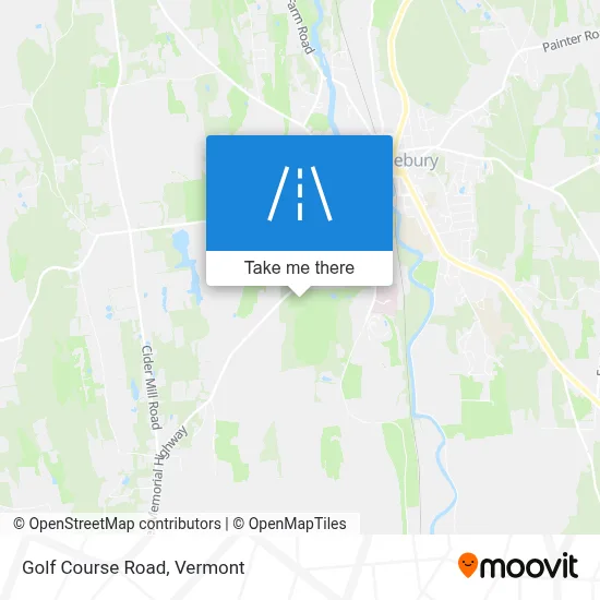 Golf Course Road map