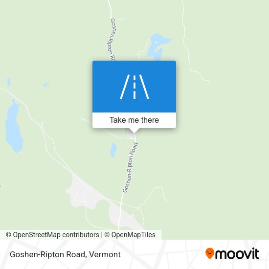 Mapa de Goshen-Ripton Road
