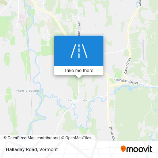 Mapa de Halladay Road