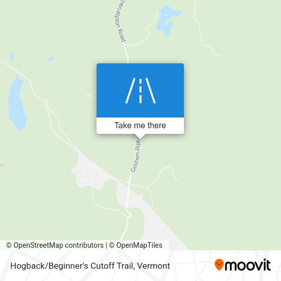 Hogback / Beginner's Cutoff Trail map