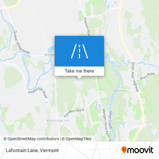 Mapa de Lafontain Lane