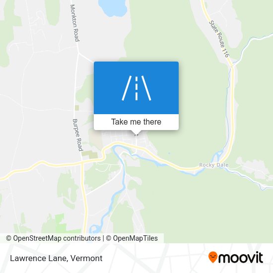 Mapa de Lawrence Lane