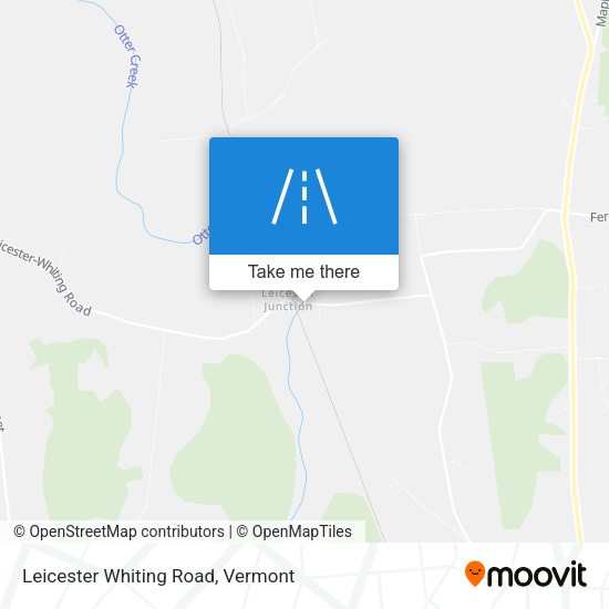 Leicester Whiting Road map