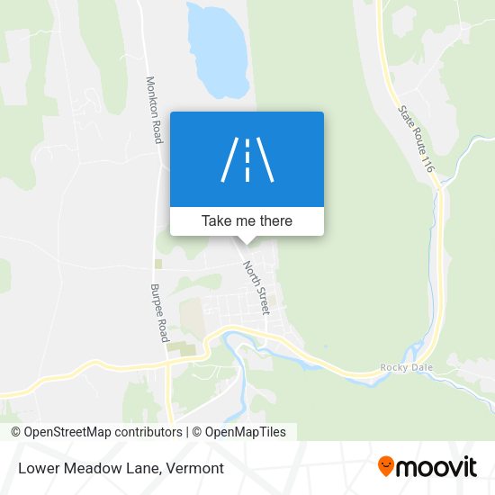 Mapa de Lower Meadow Lane