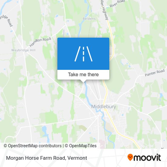 Mapa de Morgan Horse Farm Road