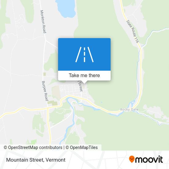 Mountain Street map