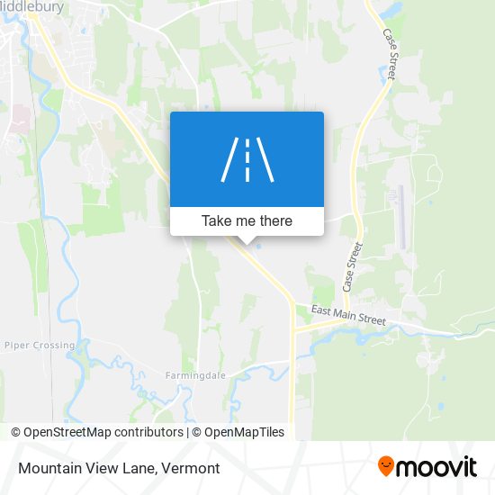 Mountain View Lane map