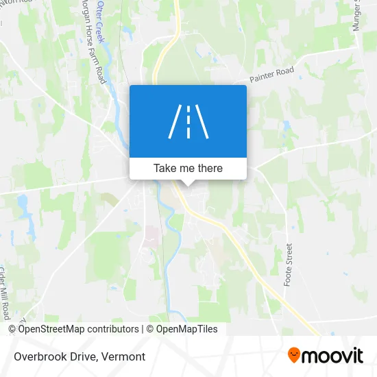 Overbrook Drive map