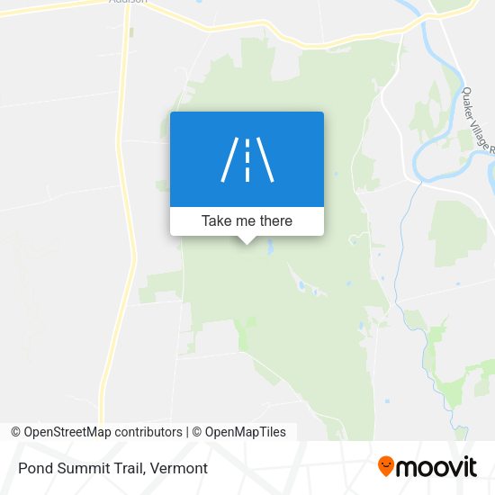 Mapa de Pond Summit Trail