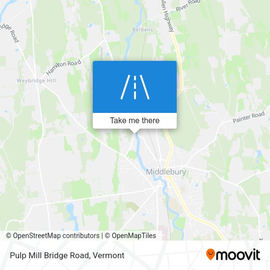 Mapa de Pulp Mill Bridge Road