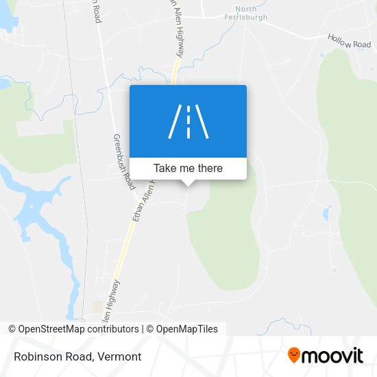 Mapa de Robinson Road