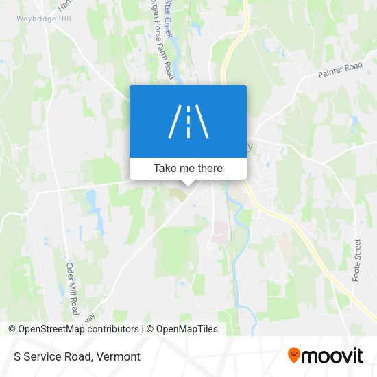 Mapa de S Service Road