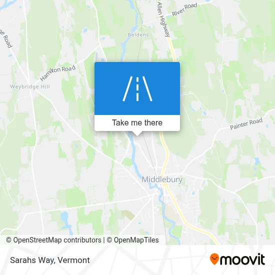 Sarahs Way map