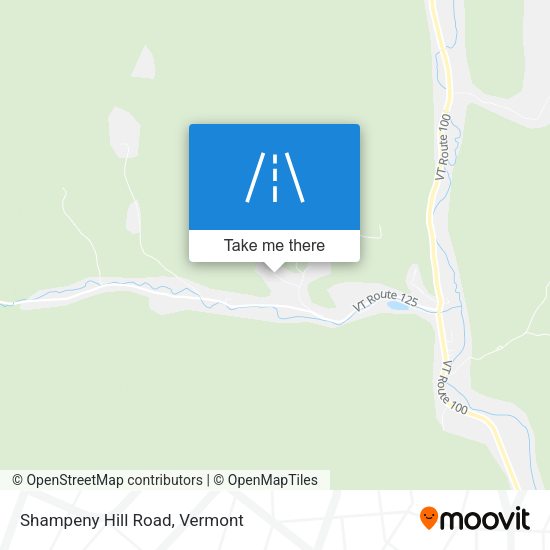 Mapa de Shampeny Hill Road
