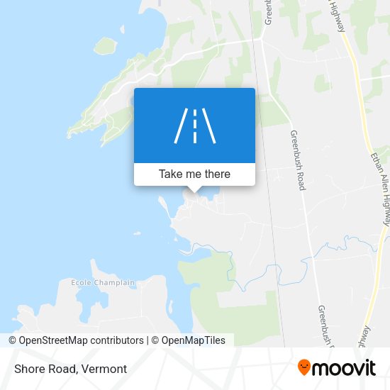 Mapa de Shore Road