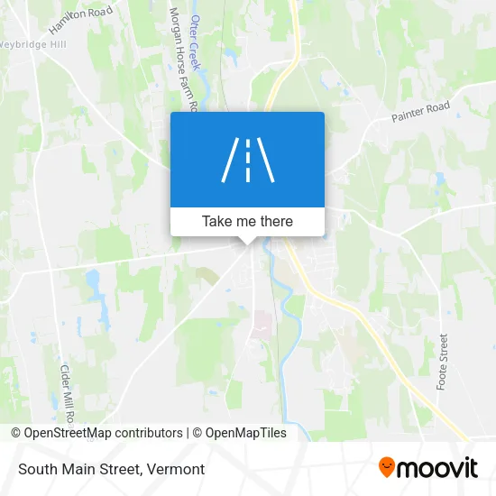 South Main Street map