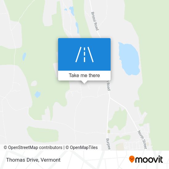 Thomas Drive map