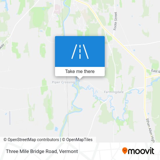 Mapa de Three Mile Bridge Road