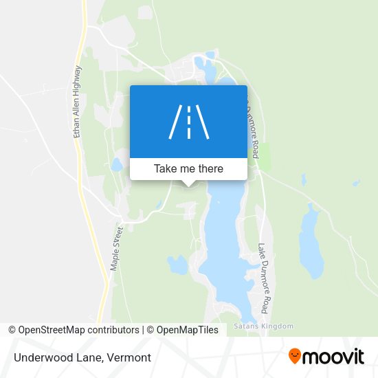 Mapa de Underwood Lane