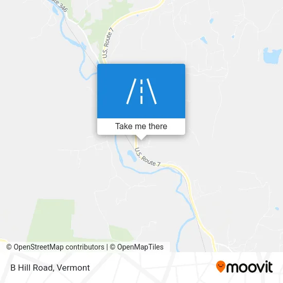 B Hill Road map