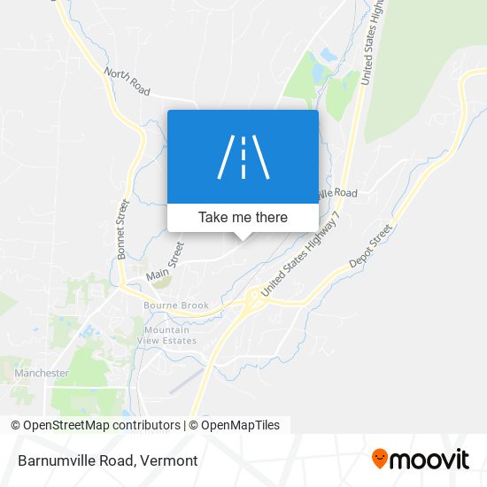 Barnumville Road map