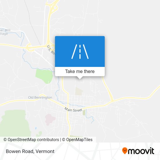 Mapa de Bowen Road