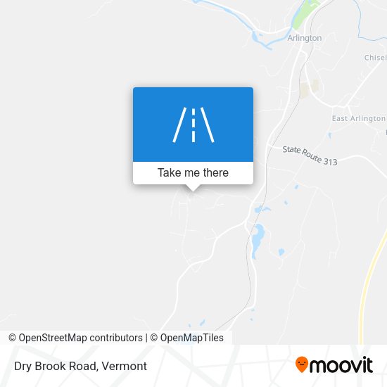 Dry Brook Road map