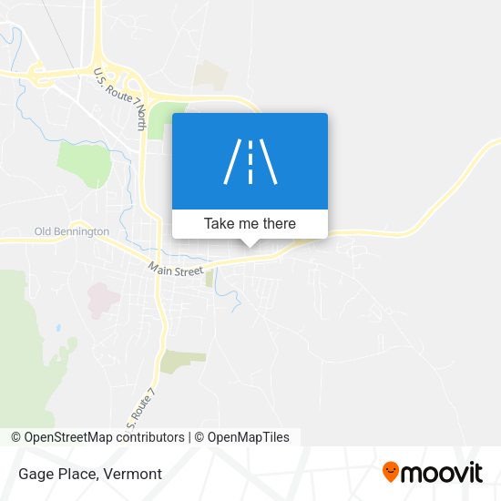 Mapa de Gage Place