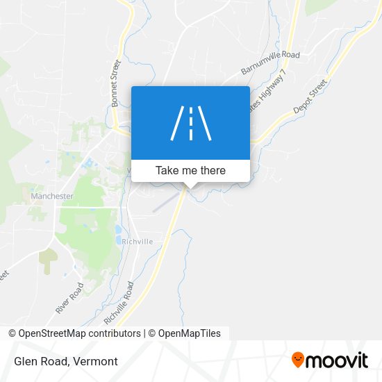 Mapa de Glen Road
