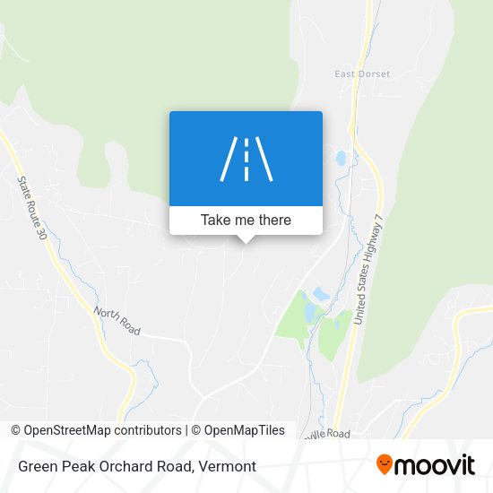 Green Peak Orchard Road map