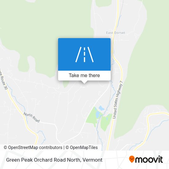 Mapa de Green Peak Orchard Road North