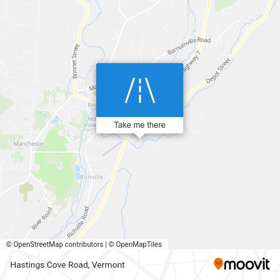 Mapa de Hastings Cove Road