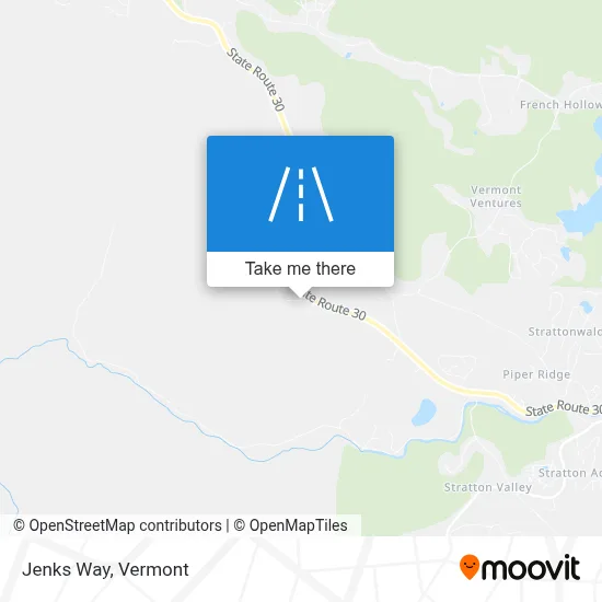 Jenks Way map