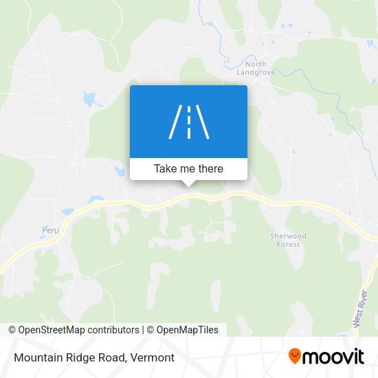 Mapa de Mountain Ridge Road