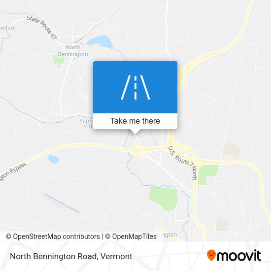 Mapa de North Bennington Road