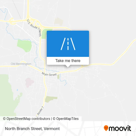 North Branch Street map