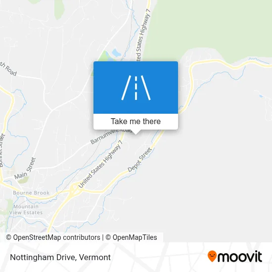 Nottingham Drive map