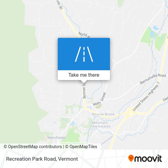 Mapa de Recreation Park Road