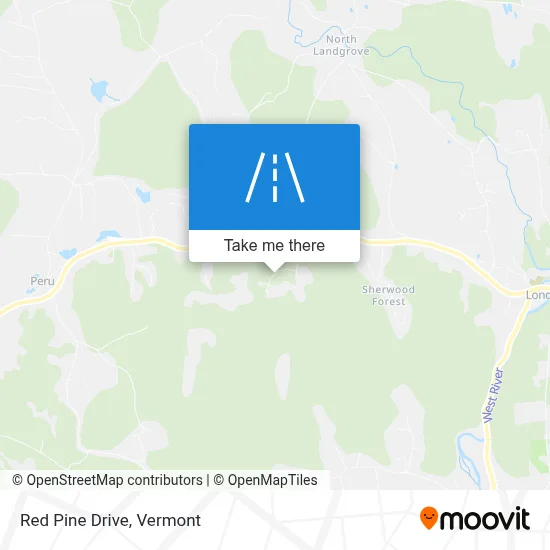 Red Pine Drive map