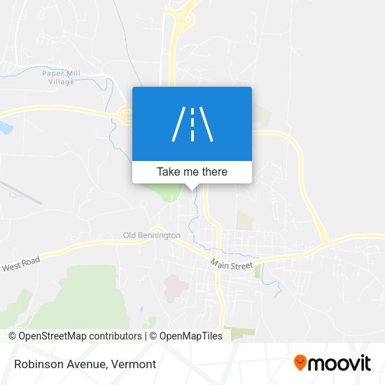 Mapa de Robinson Avenue