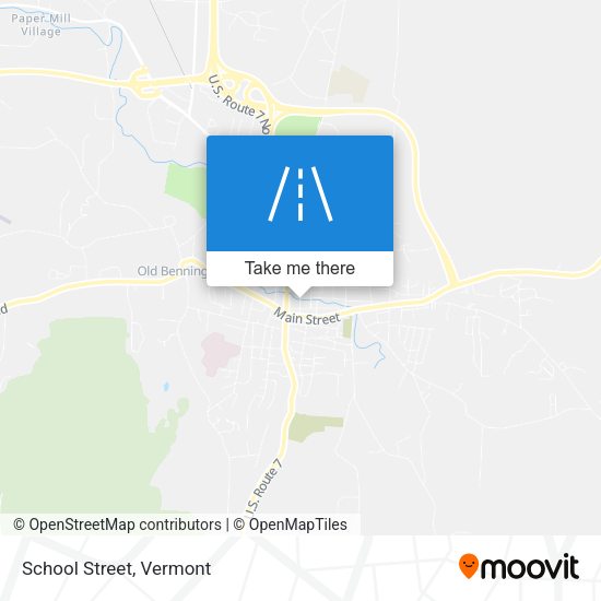 Mapa de School Street