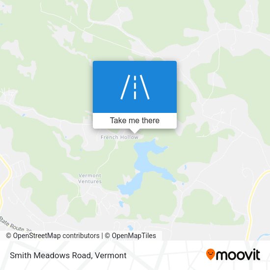 Smith Meadows Road map