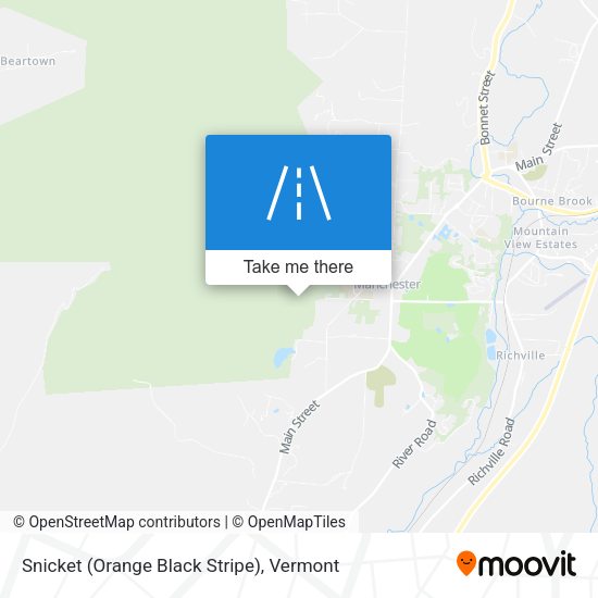 Mapa de Snicket (Orange Black Stripe)
